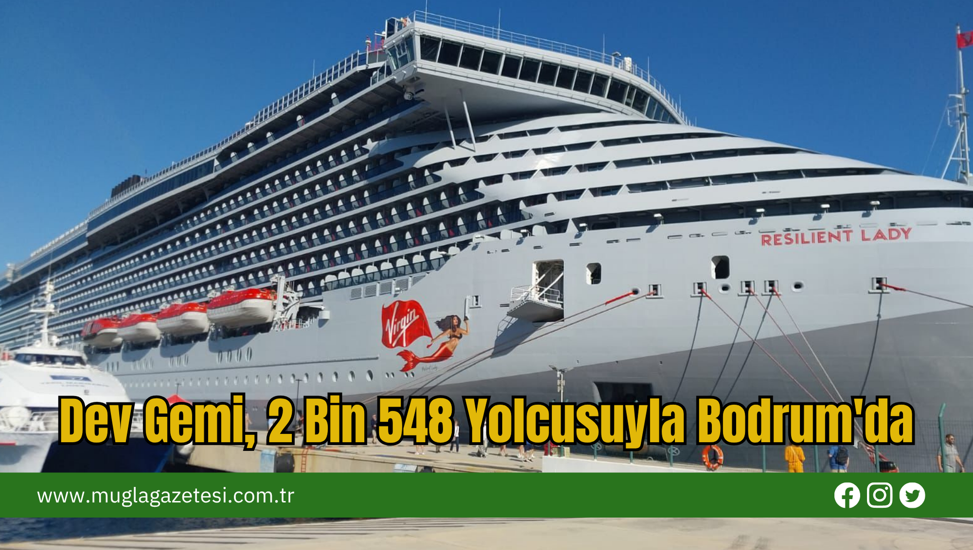 Dev Gemi, 2 Bin 548 Yolcusuyla Bodrum'da