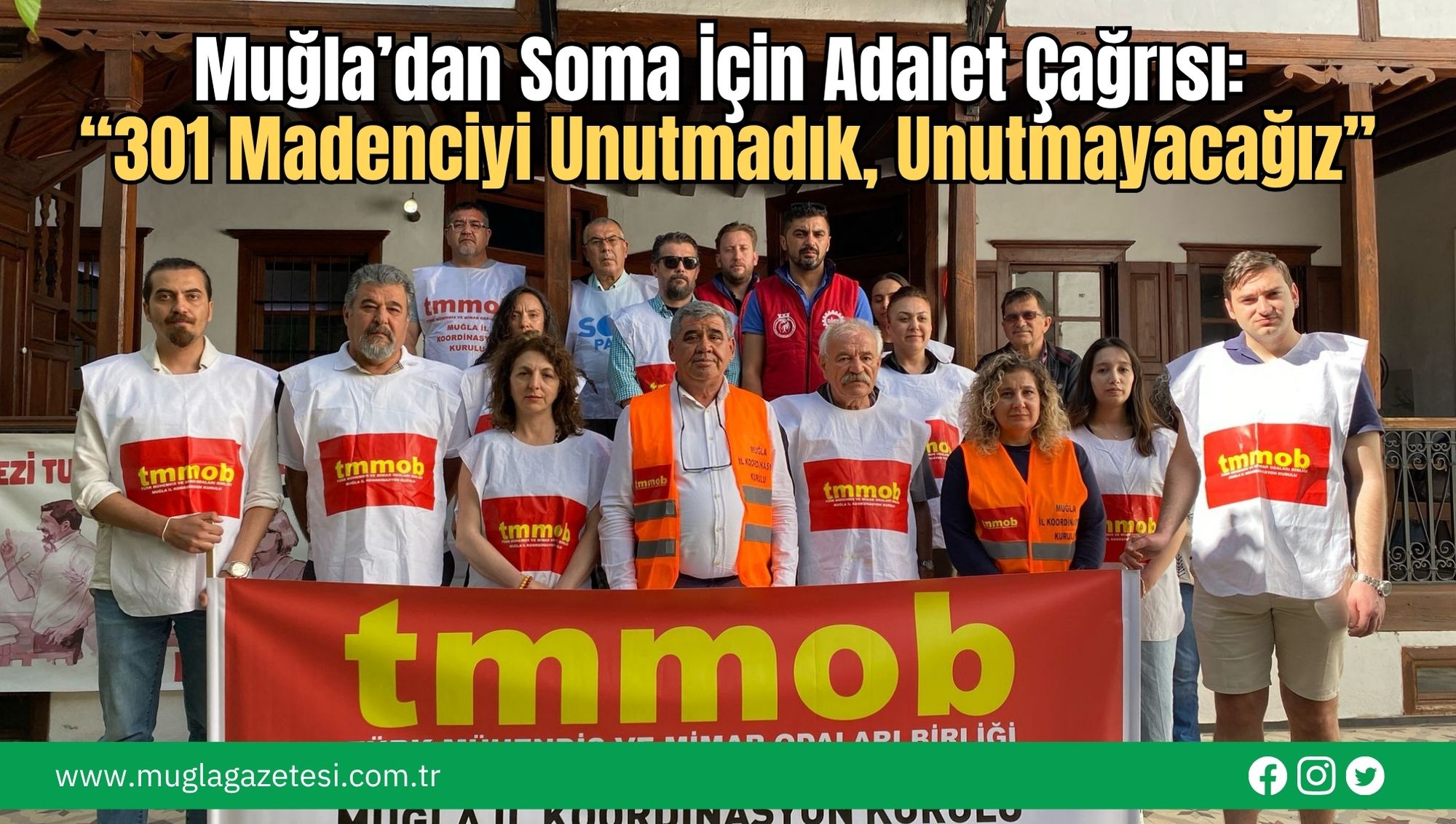Muğla’dan Soma İçin Adalet Çağrısı: “301 Madenciyi Unutmadık, Unutmayacağız’’