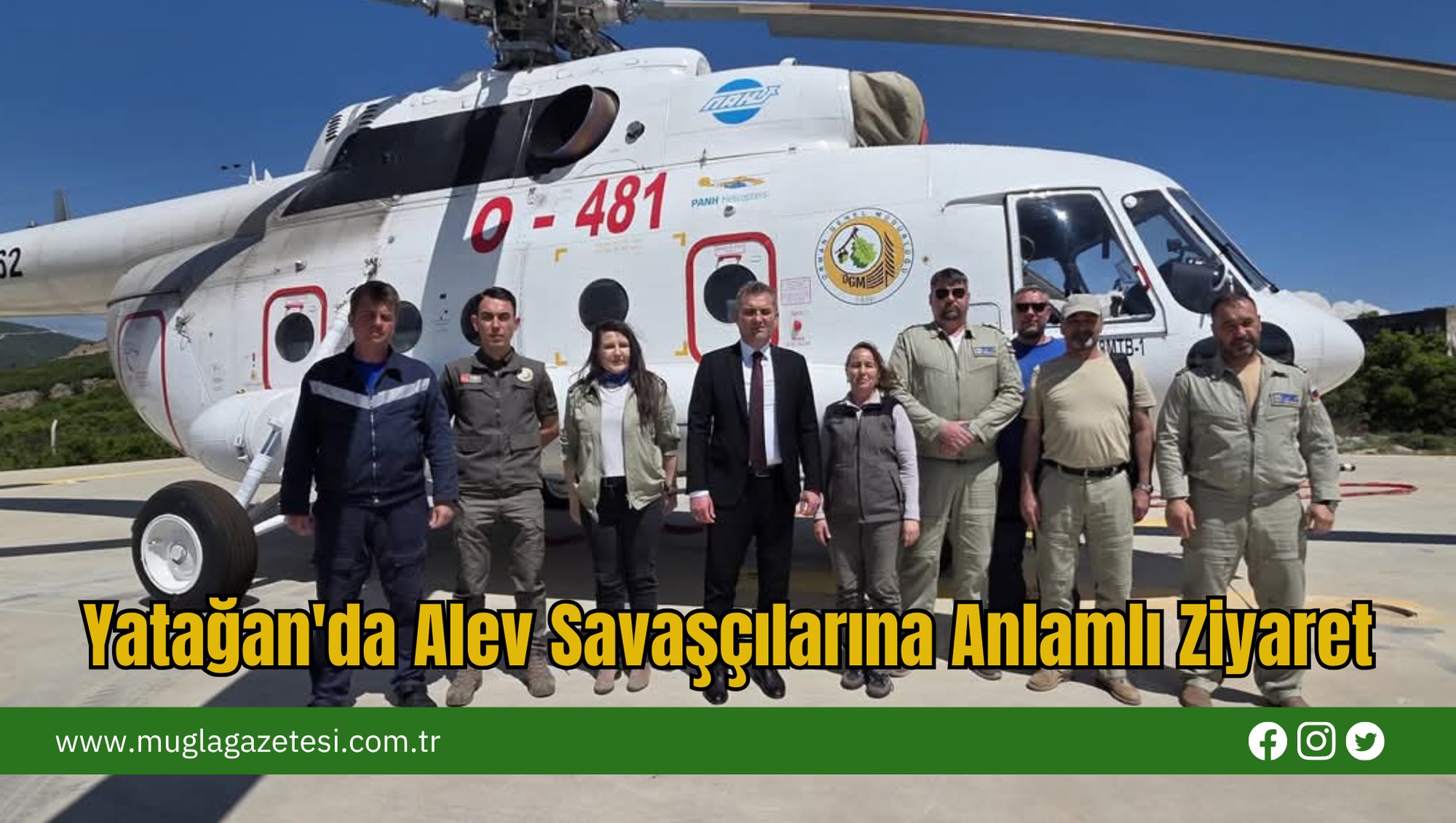 Yatağan'da Alev Savaşçılarına Anlamlı Ziyaret