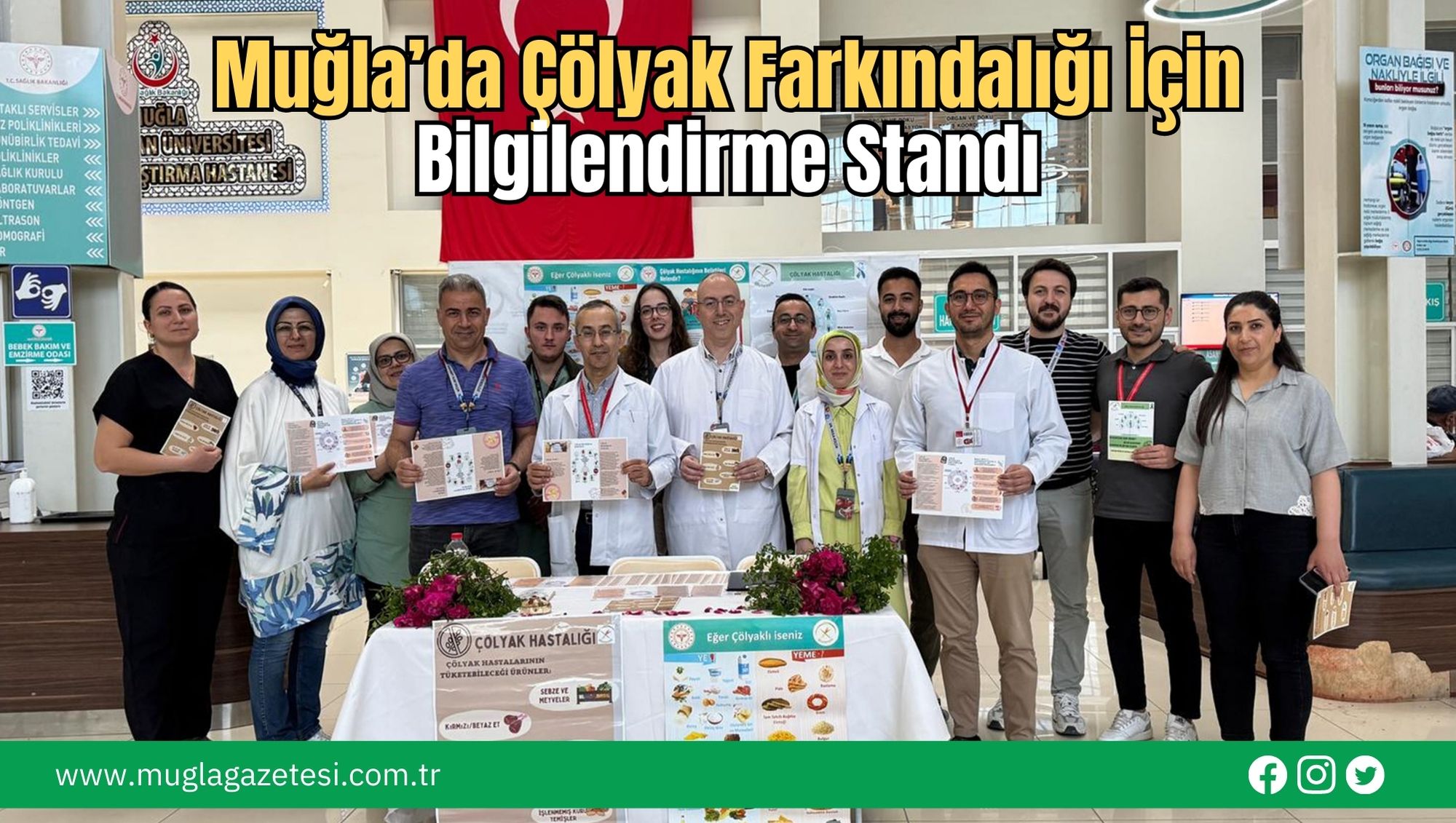 Muğla’da Çölyak Farkındalığı İçin Bilgilendirme Standı