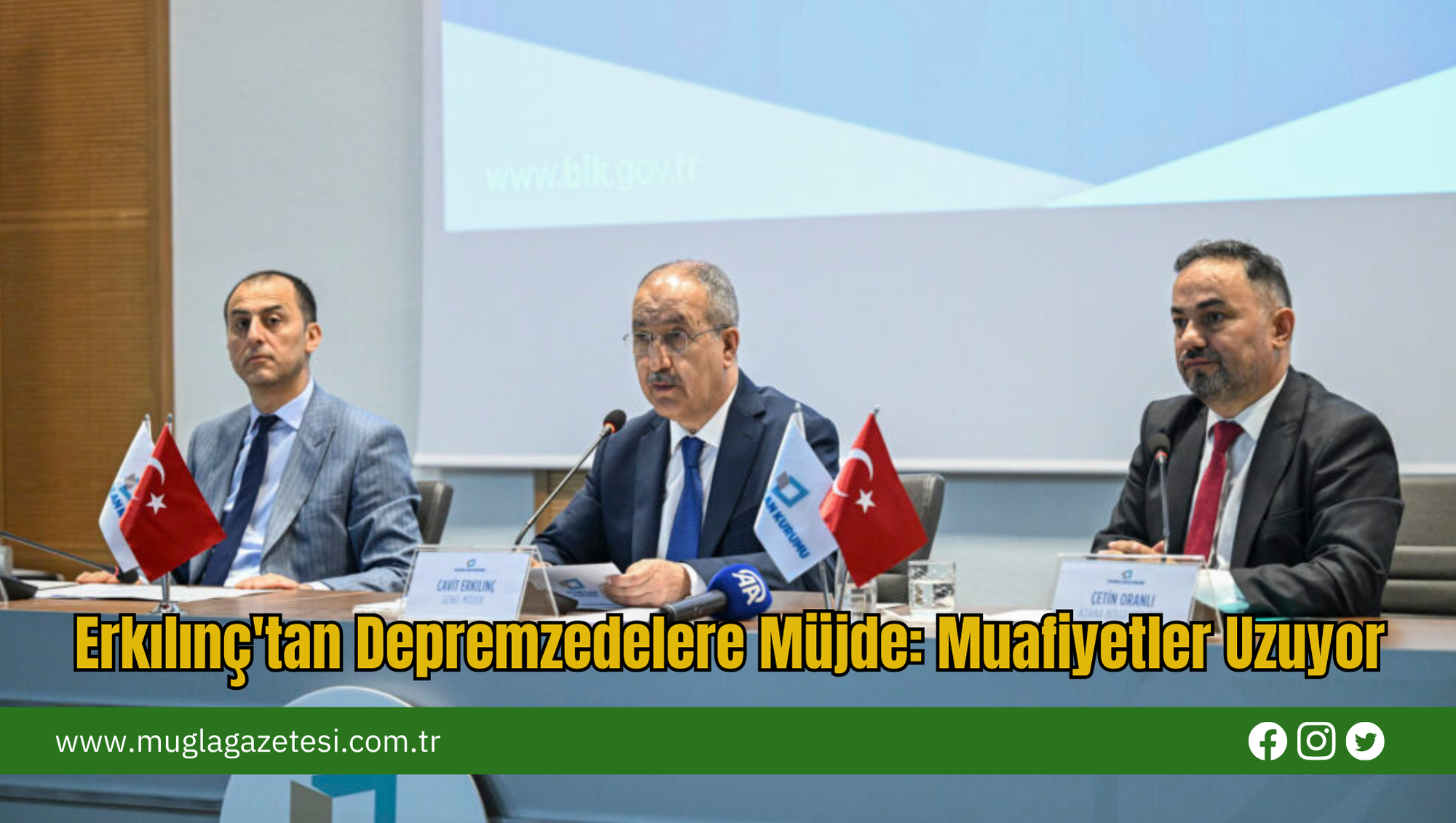 Erkılınç'tan Depremzedelere Müjde: Muafiyetler Uzuyor