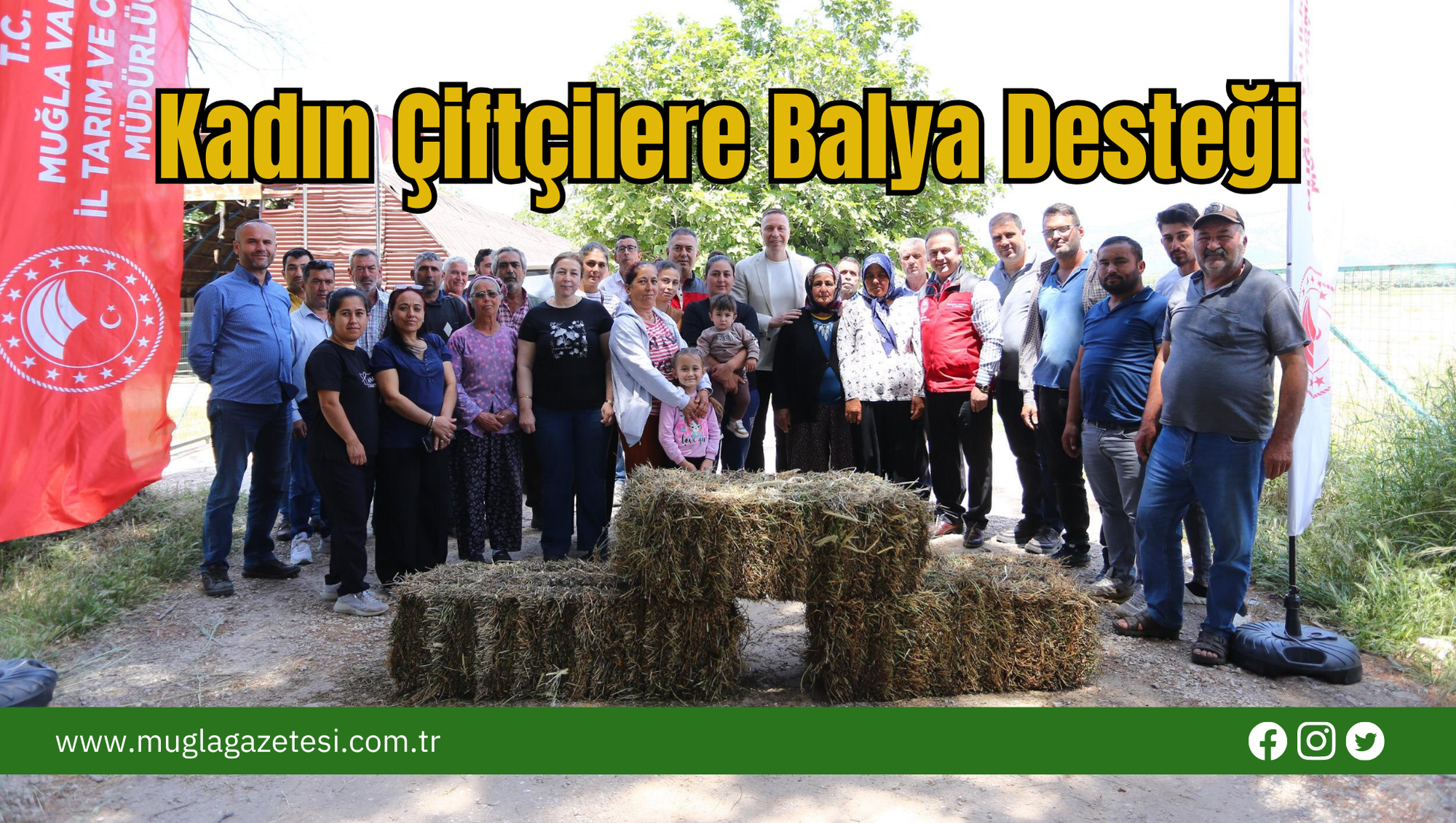 Kadın Çiftçilere Balya Desteği