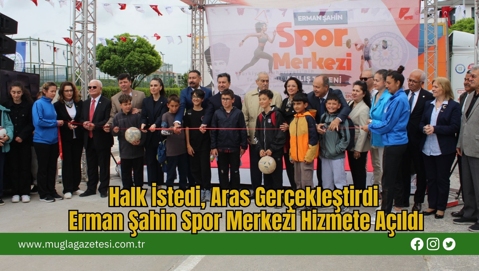 Halk İstedi, Aras Gerçekleştirdi: Erman Şahin Spor Merkezi Hizmete Açıldı