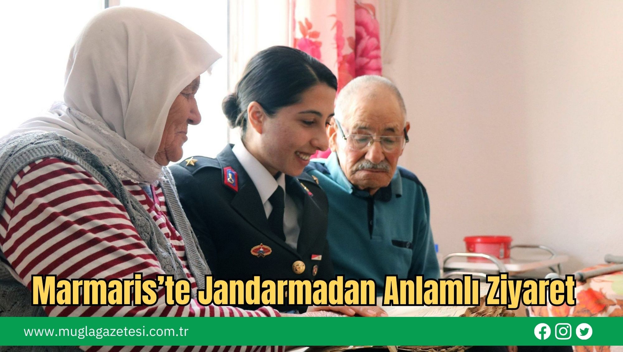 Marmaris’te Jandarmadan Anlamlı Ziyaret