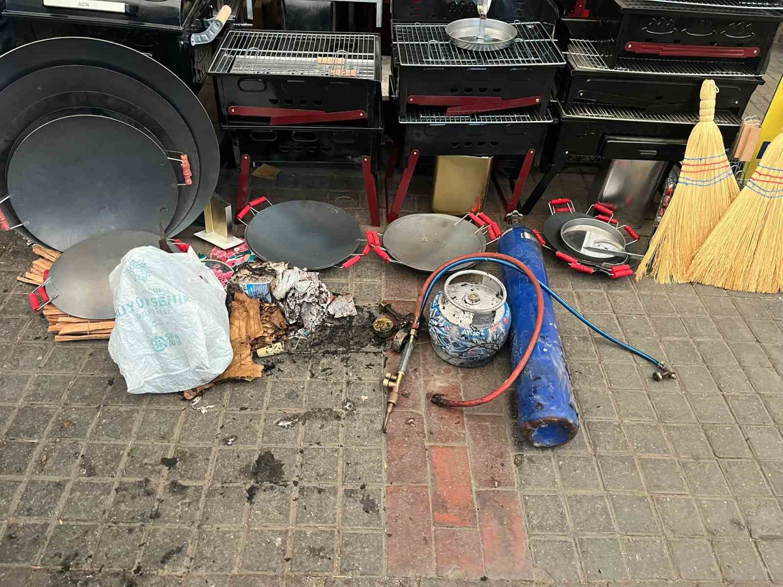 Oksijen Tüpü Parladı: İş Yeri Sahibi Yaralandı