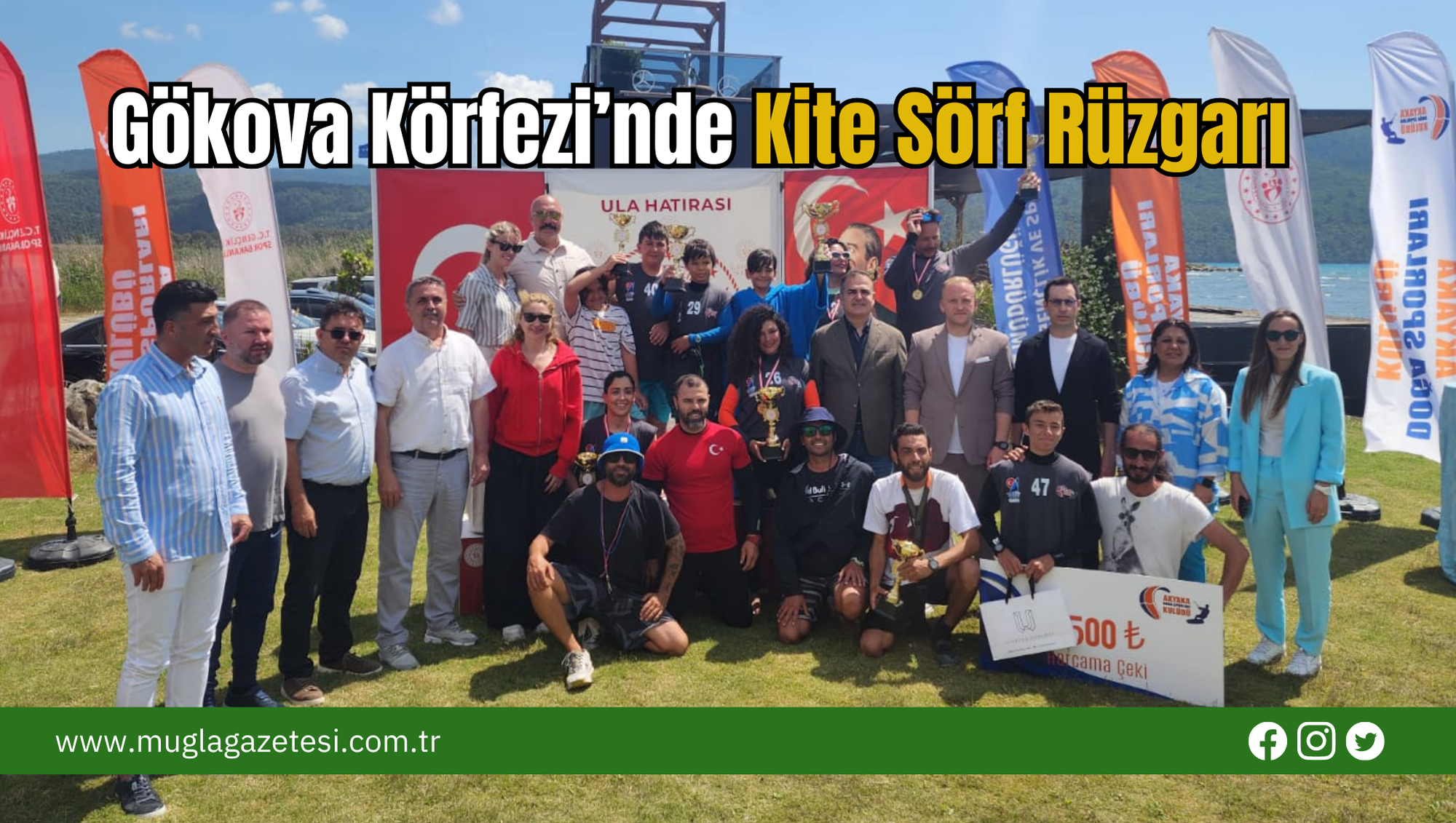 Gökova Körfezi’nde Kite Sörf Rüzgarı