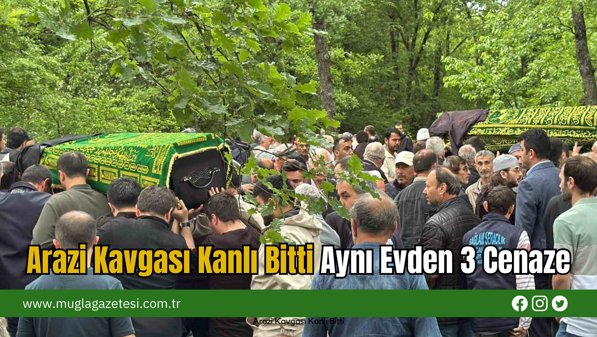 Arazi Kavgası Kanlı Bitti Aynı Evden 3 Cenaze