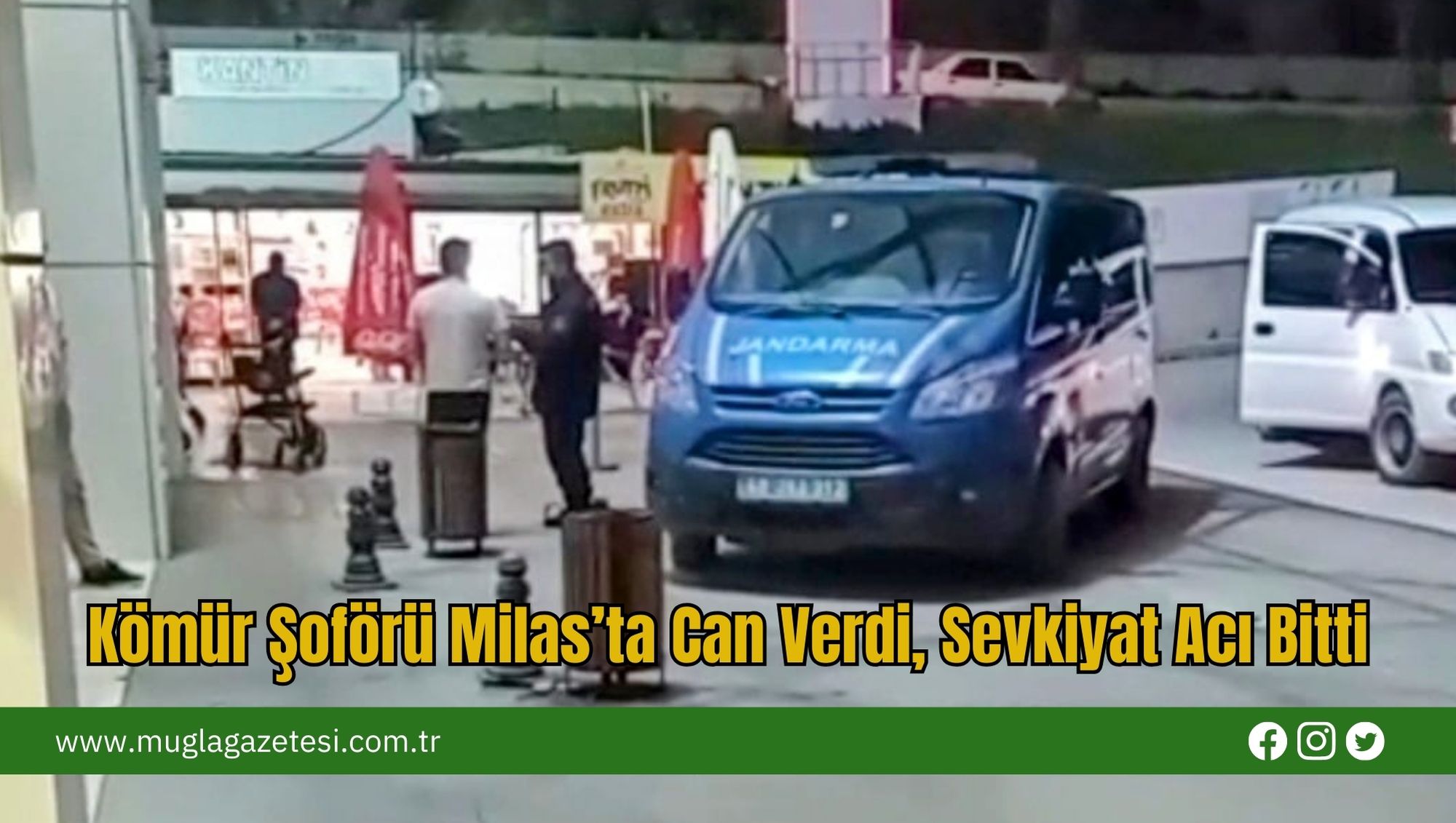 Kömür Şoförü Milas’ta Can Verdi, Sevkiyat Acı Bitti
