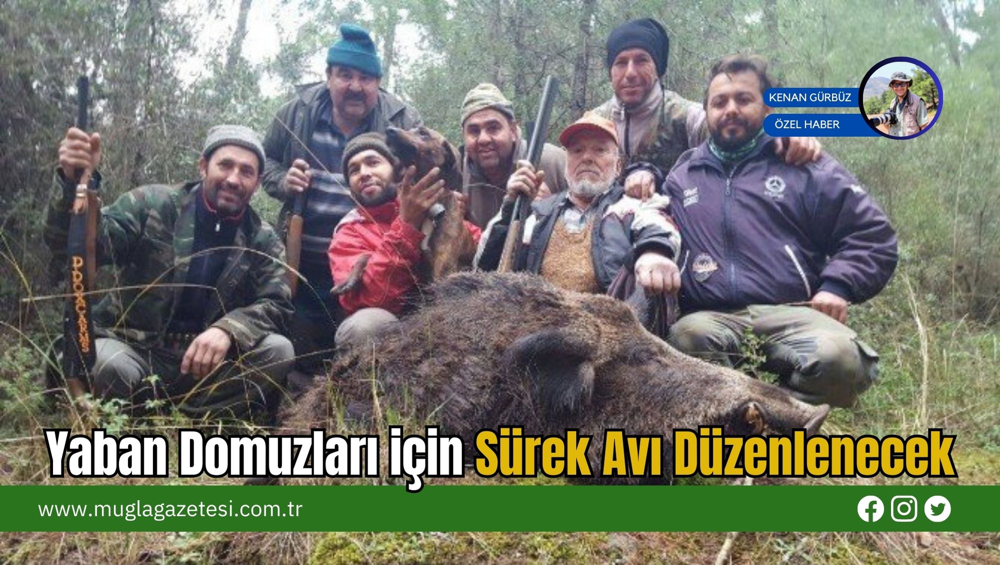 Yaban Domuzları İçin Sürek Avı Düzenlenecek
