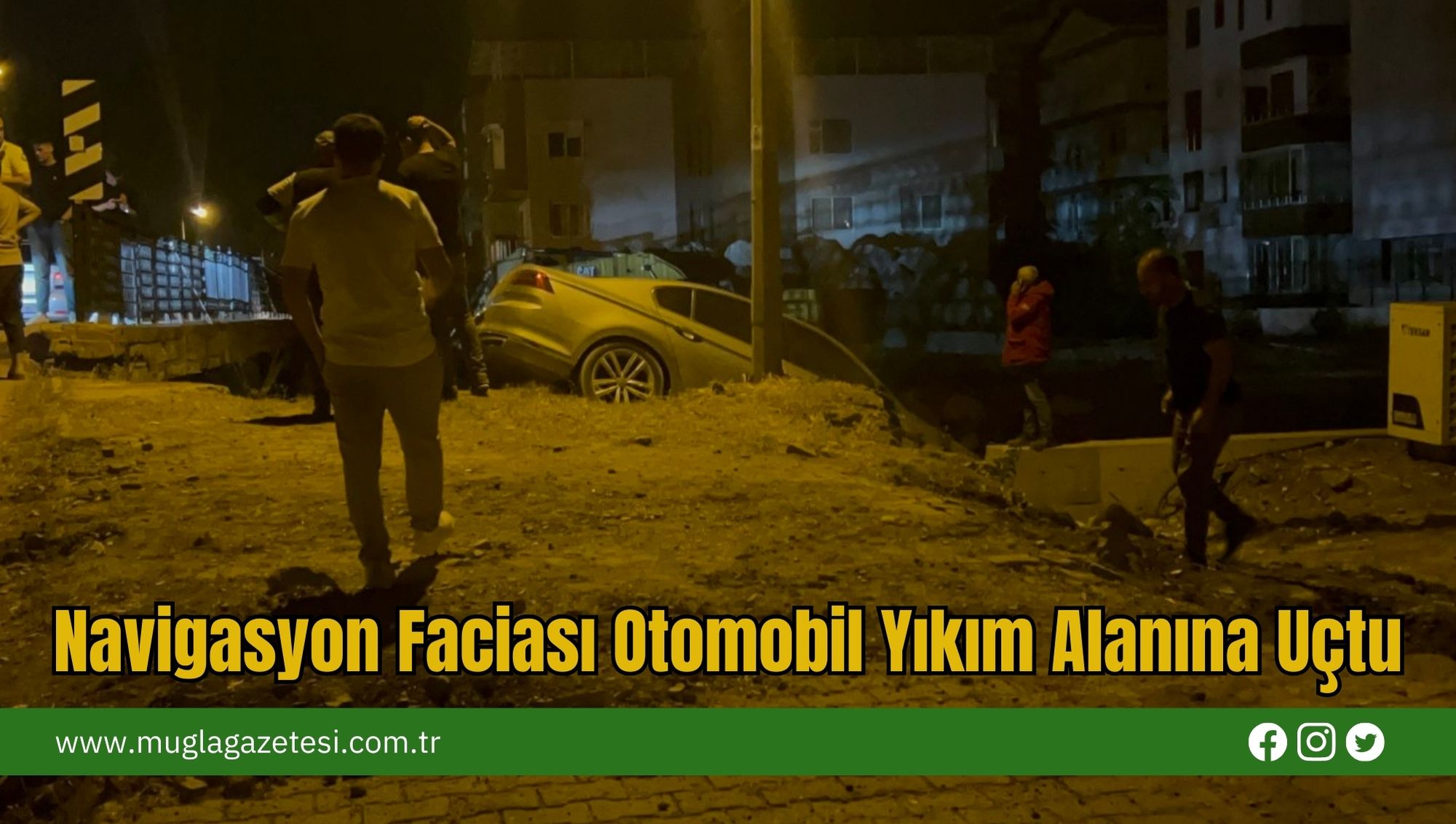 Navigasyon Faciası Otomobil Yıkım Alanına Uçtu