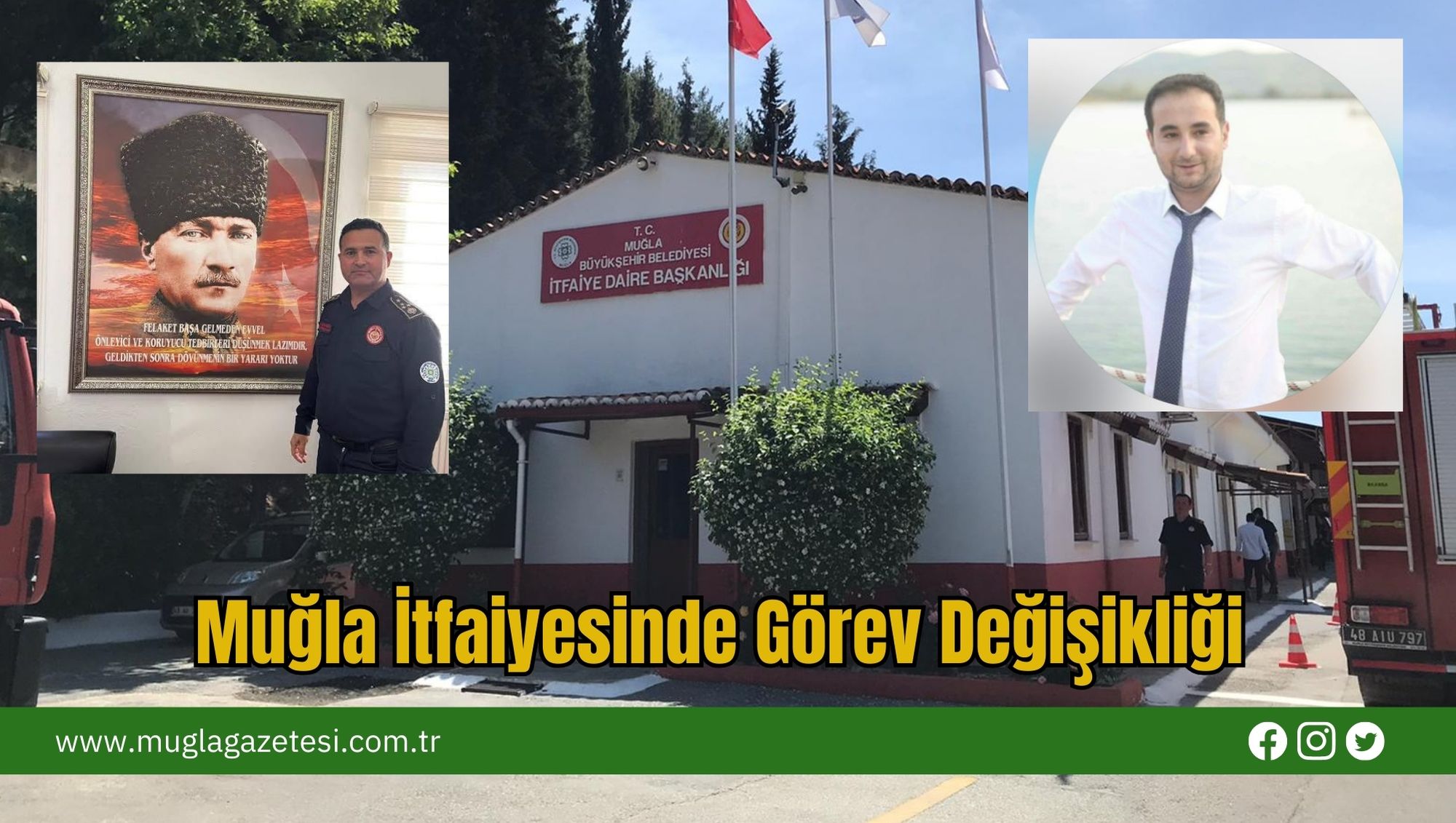 Muğla İtfaiyesinde Görev Değişikliği