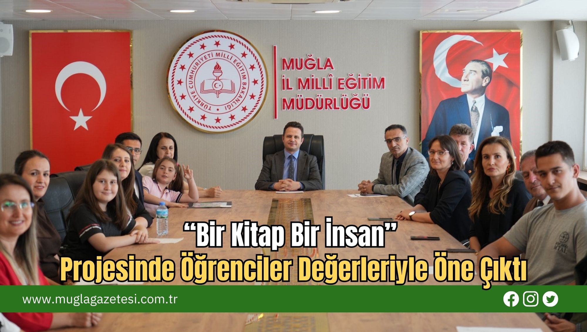 “Bir Kitap Bir İnsan” Projesinde Öğrenciler Değerleriyle Öne Çıktı