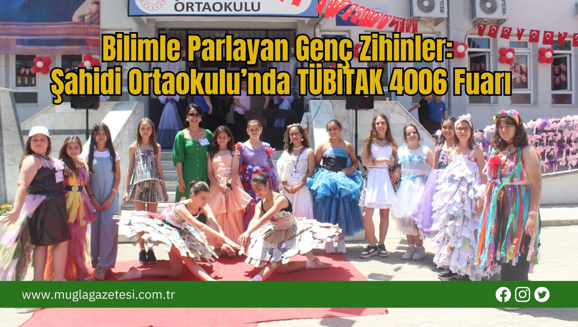 Bilimle Parlayan Genç Zihinler: Şahidi Ortaokulu’nda TÜBİTAK 4006 Fuarı