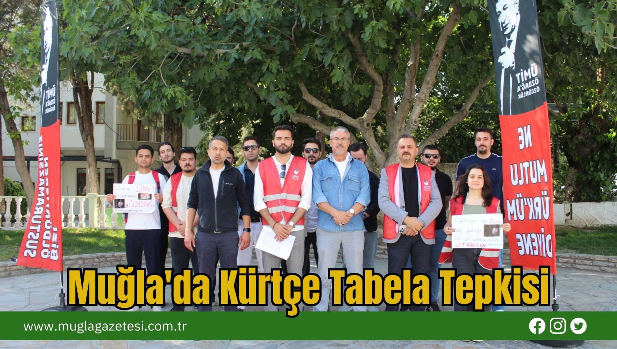 Muğla'da Kürtçe Tabela Tepkisi