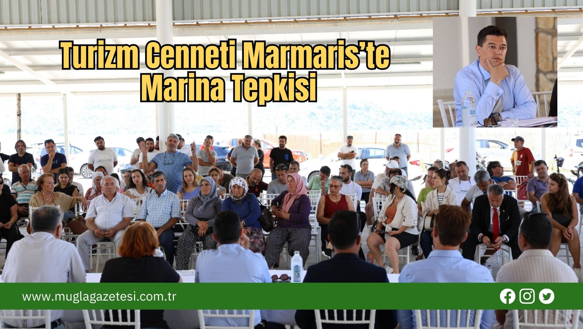 Turizm Cenneti Marmaris’te Marina Tepkisi