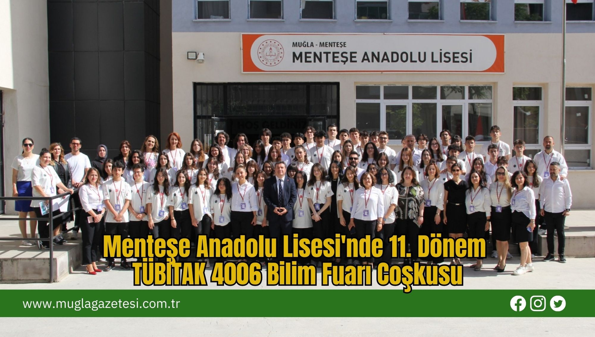 Menteşe Anadolu Lisesi'nde 11. Dönem TÜBİTAK 4006 Bilim Fuarı Coşkusu