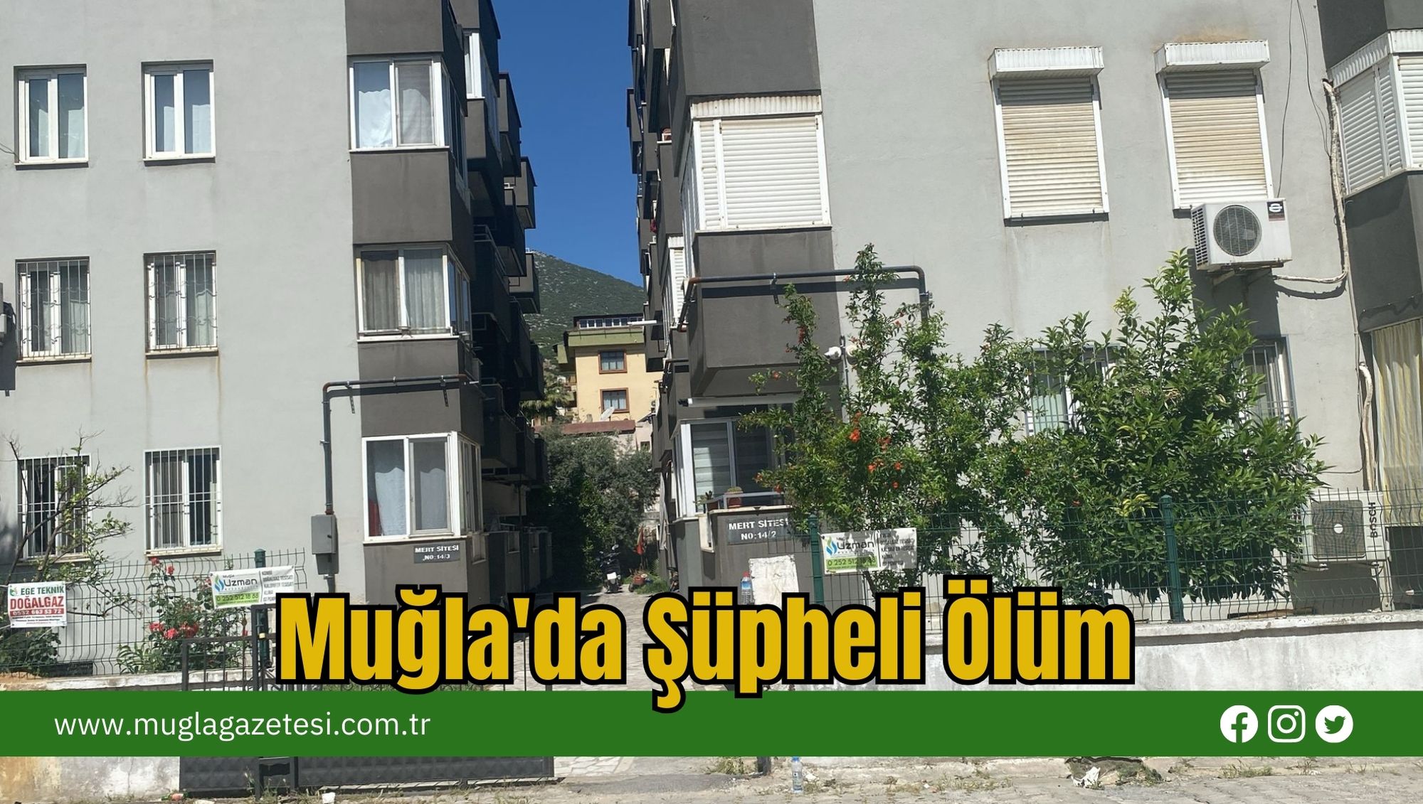Muğla'da Şüpheli Ölüm