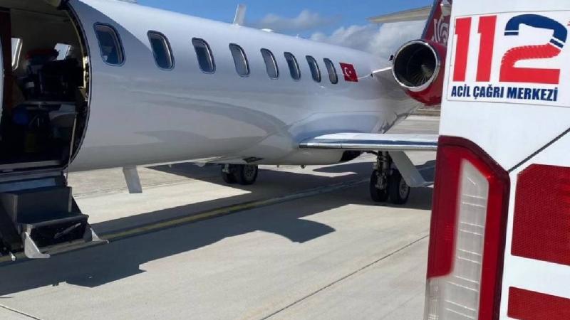 Henüz 8 Günlüktü: Kalp Hastası Bebek İçin Ambulans Uçak Havalandı