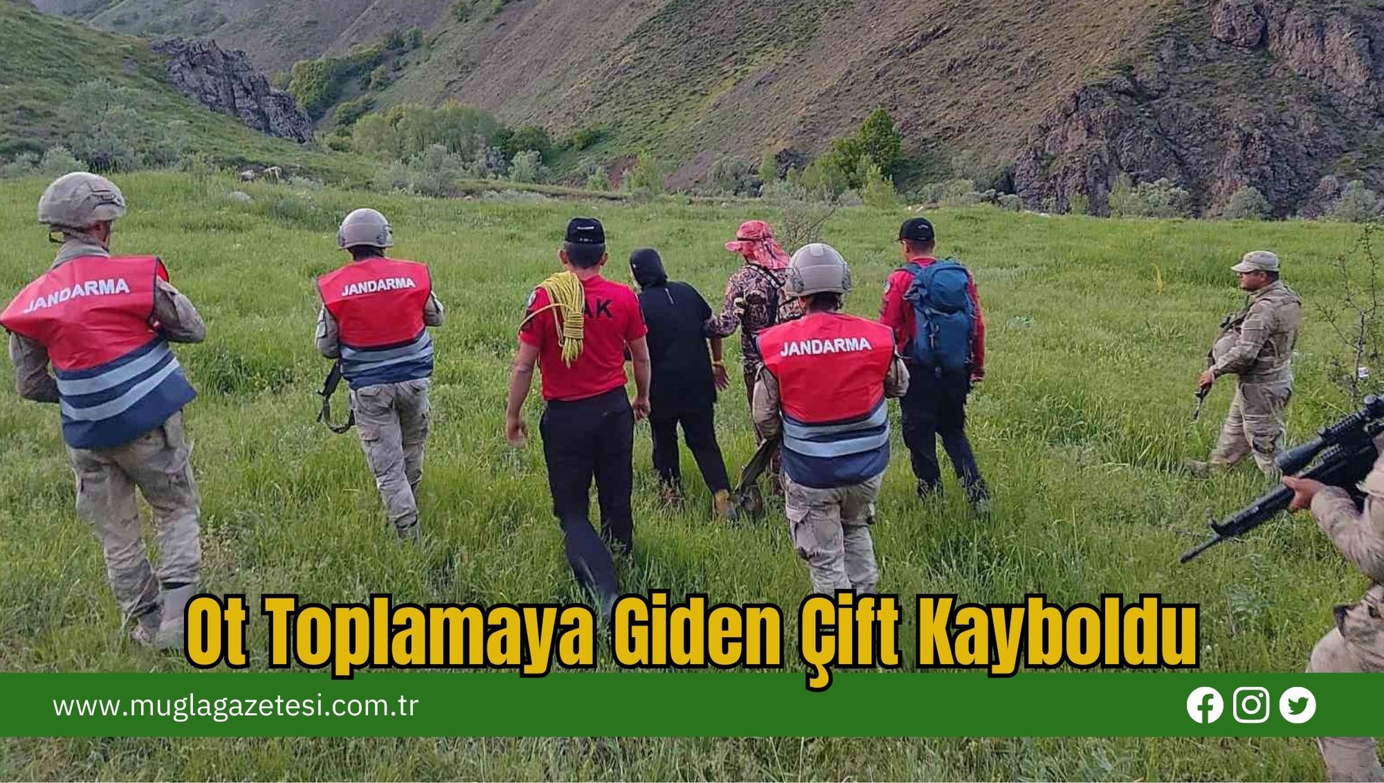 Ot Toplamaya Giden Çift Kayboldu