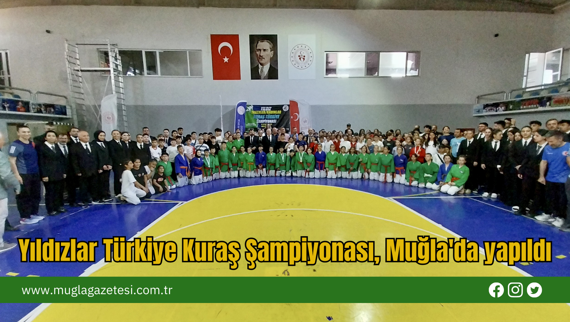 Yıldızlar Türkiye Kuraş Şampiyonası, Muğla'da Yapıldı