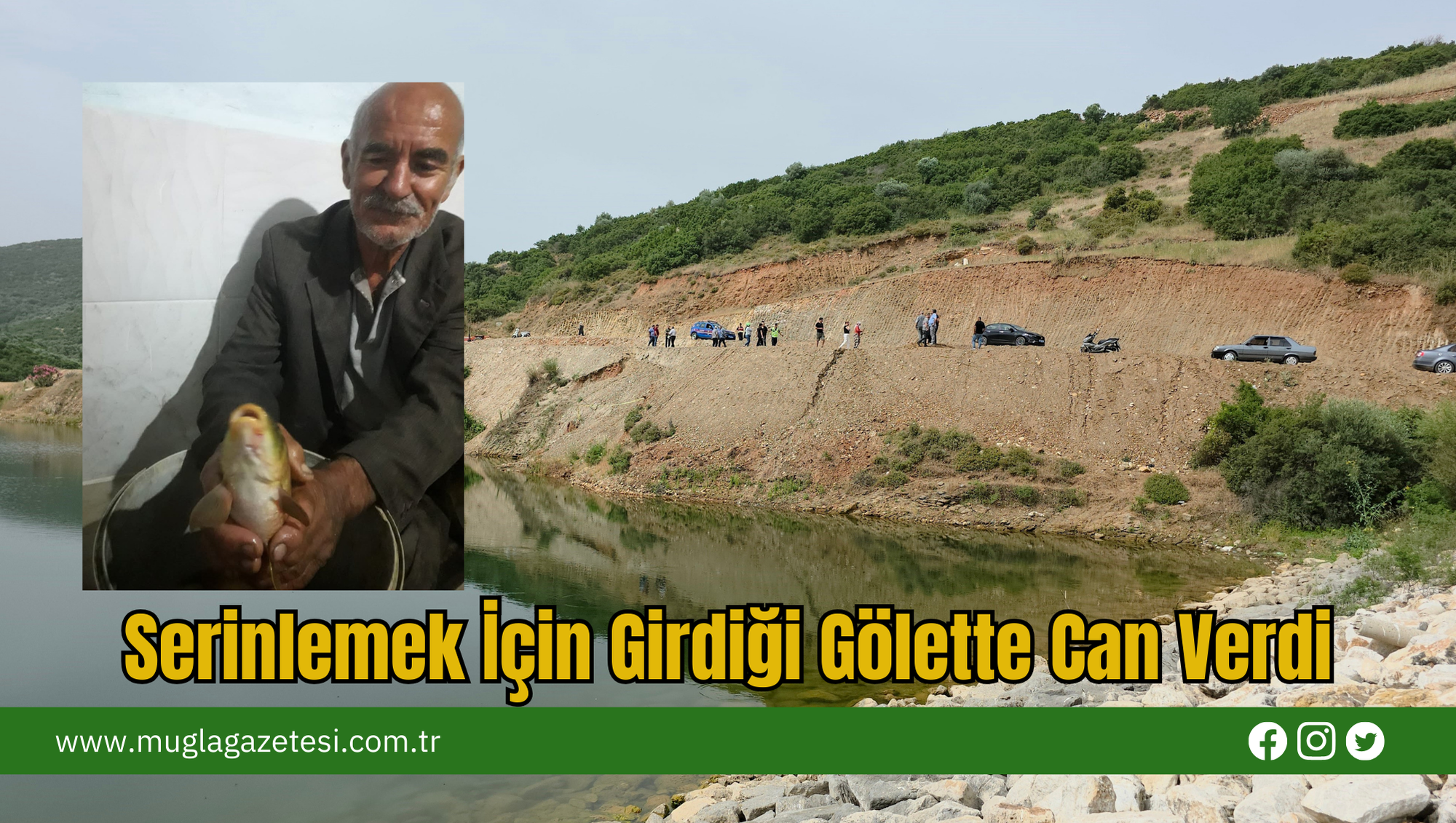 Serinlemek İçin Girdiği Gölette Can Verdi