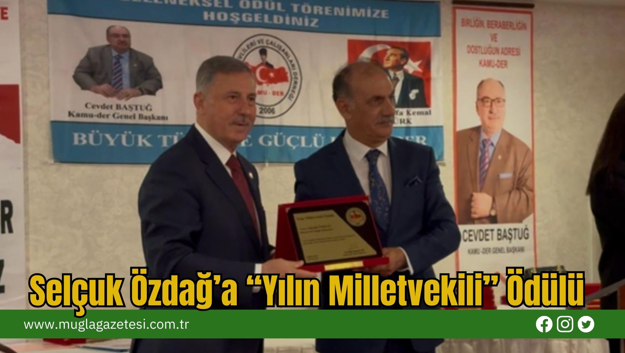 Selçuk Özdağ’a “Yılın Milletvekili” Ödülü