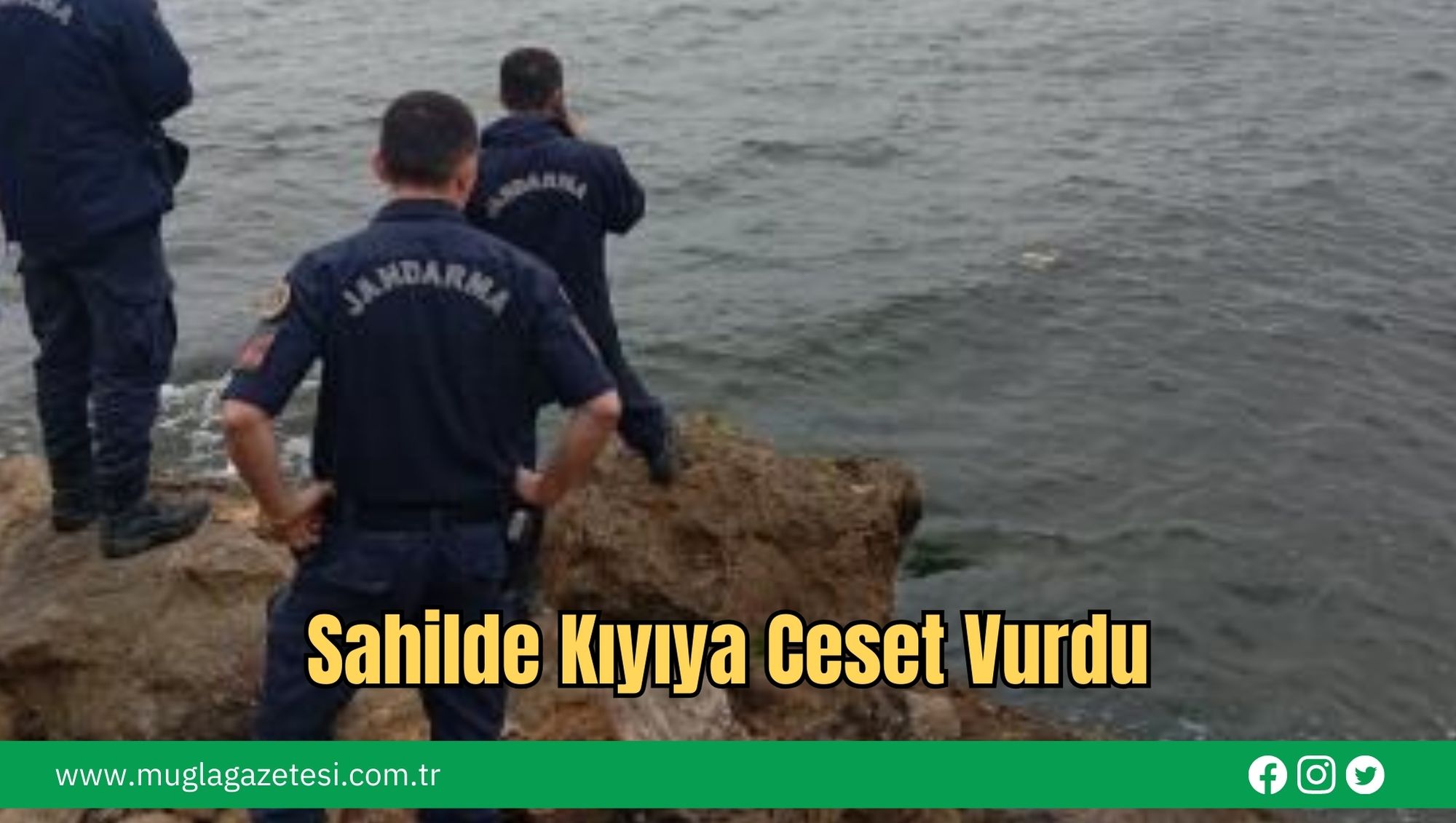Sahilde Kıyıya Ceset Vurdu