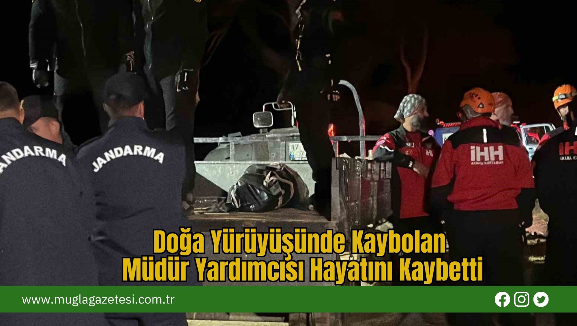 Doğa Yürüyüşünde Kaybolan Müdür Yardımcısı Hayatını Kaybetti