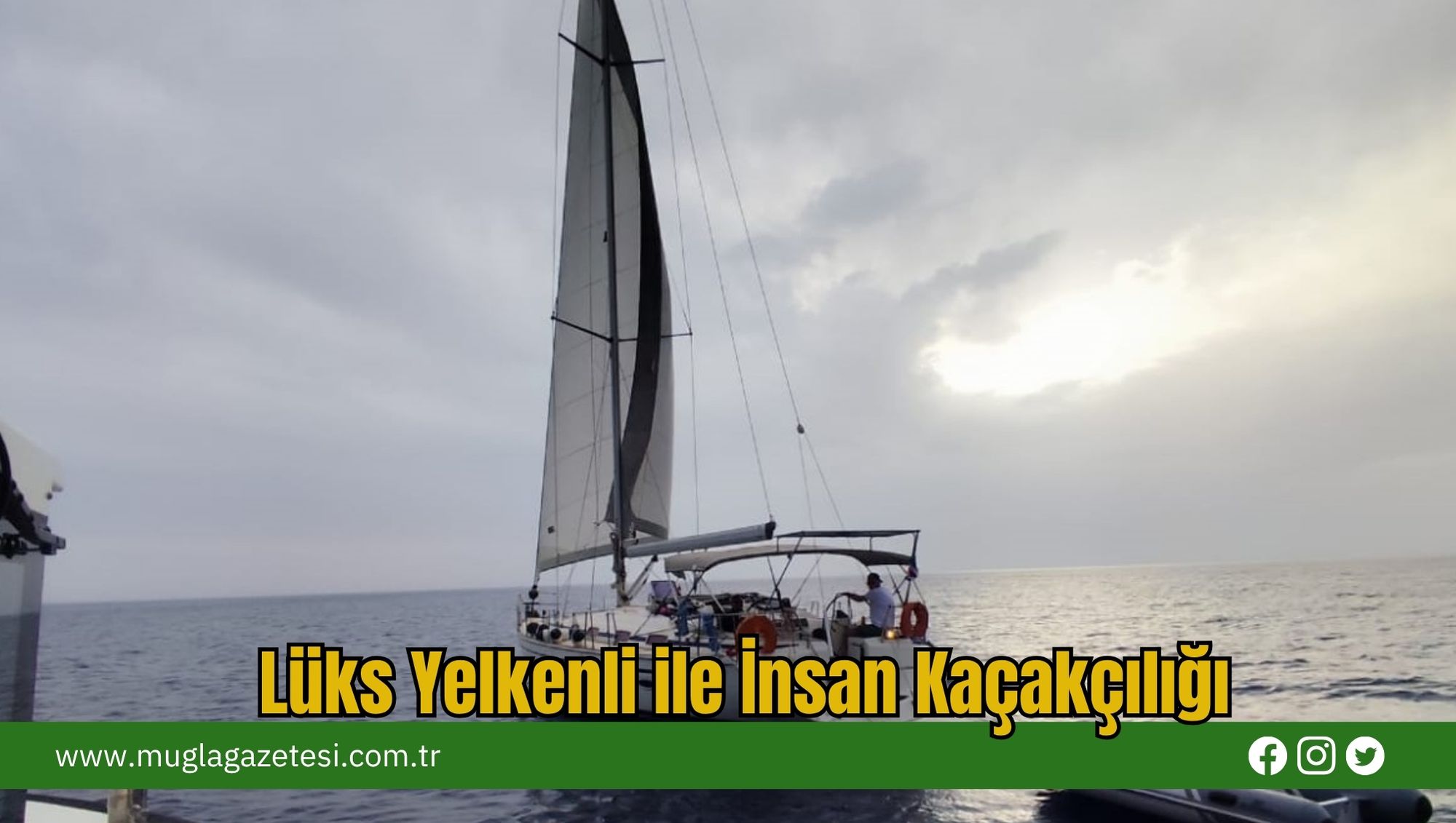 Lüks Yelkenli ile İnsan Kaçakçılığı