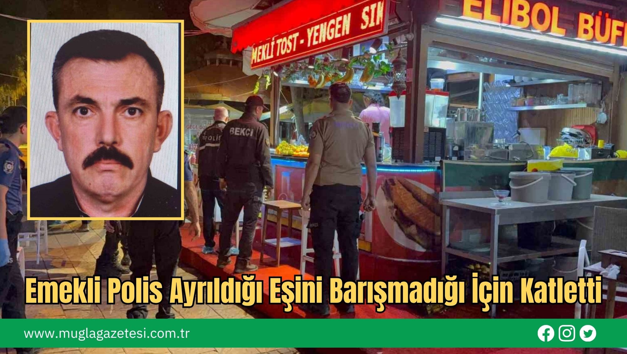 Emekli Polis Ayrıldığı Eşini Barışmadığı İçin Katletti