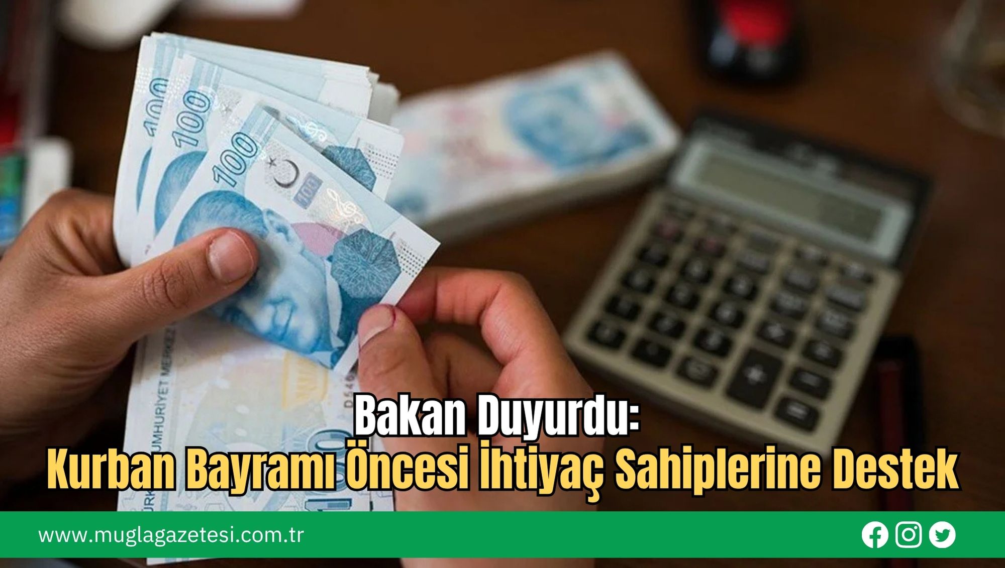 Bakan Duyurdu: Kurban Bayramı Öncesi İhtiyaç Sahiplerine Destek