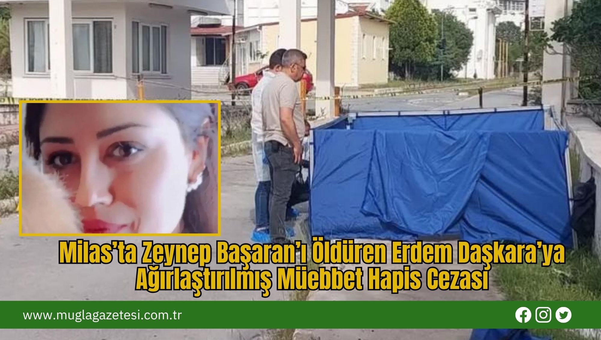 Milas’ta Zeynep Başaran’ı Öldüren Erdem Daşkara’ya Ağırlaştırılmış Müebbet Hapis Cezası