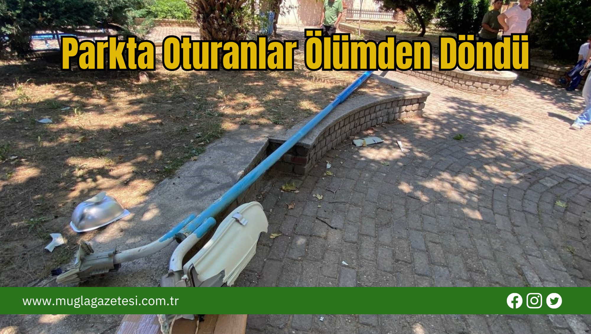 Parkta Oturanlar Ölümden Döndü