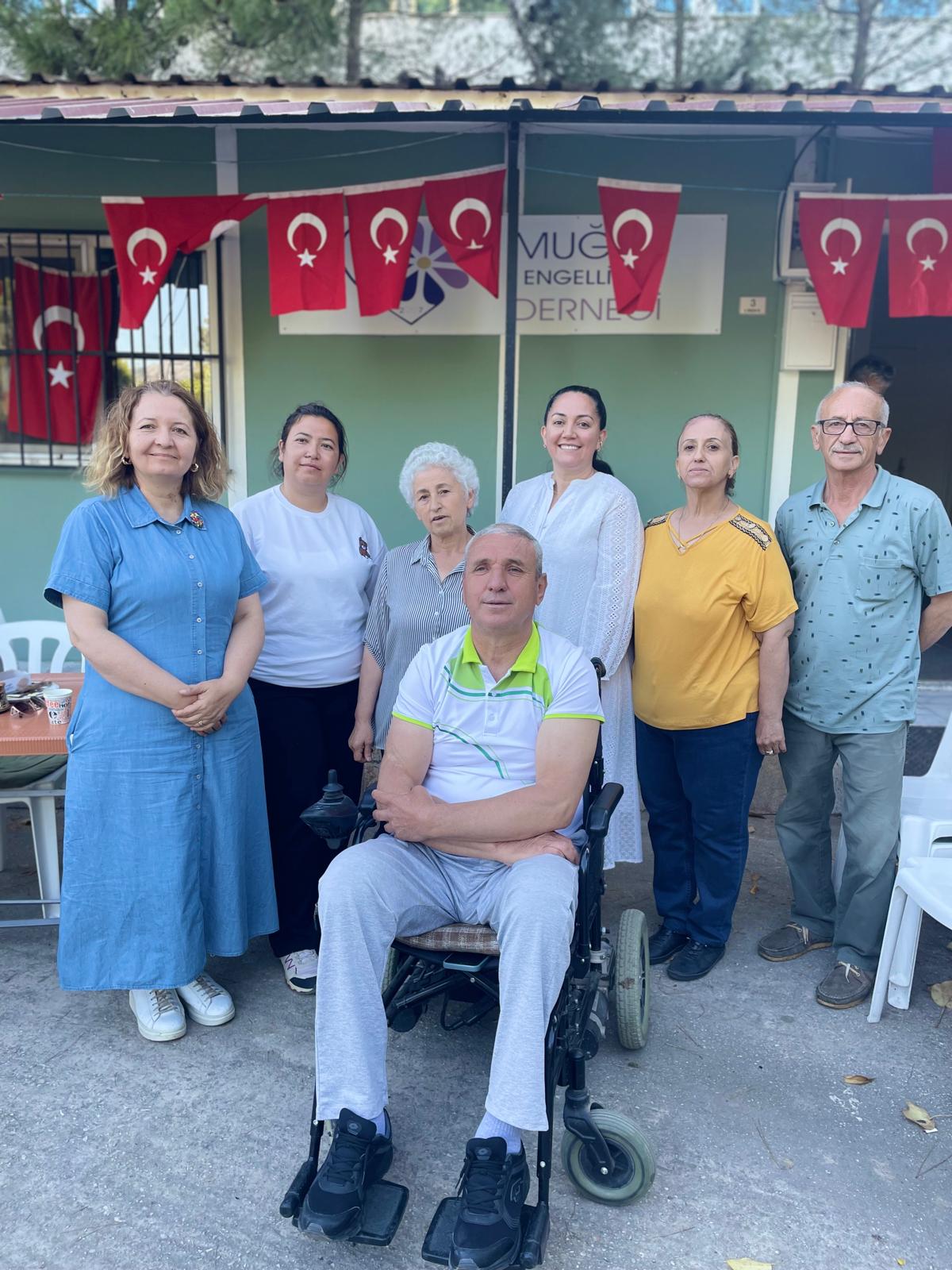 Muğla Engelliler Derneği’nde Emine Çakıroğlu Güven Tazeledi