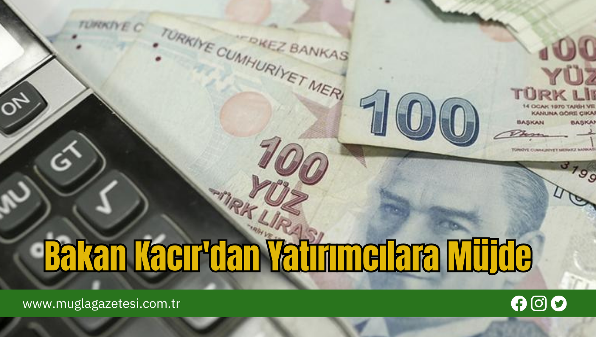 Bakan Kacır'dan Yatırımcılara Müjde