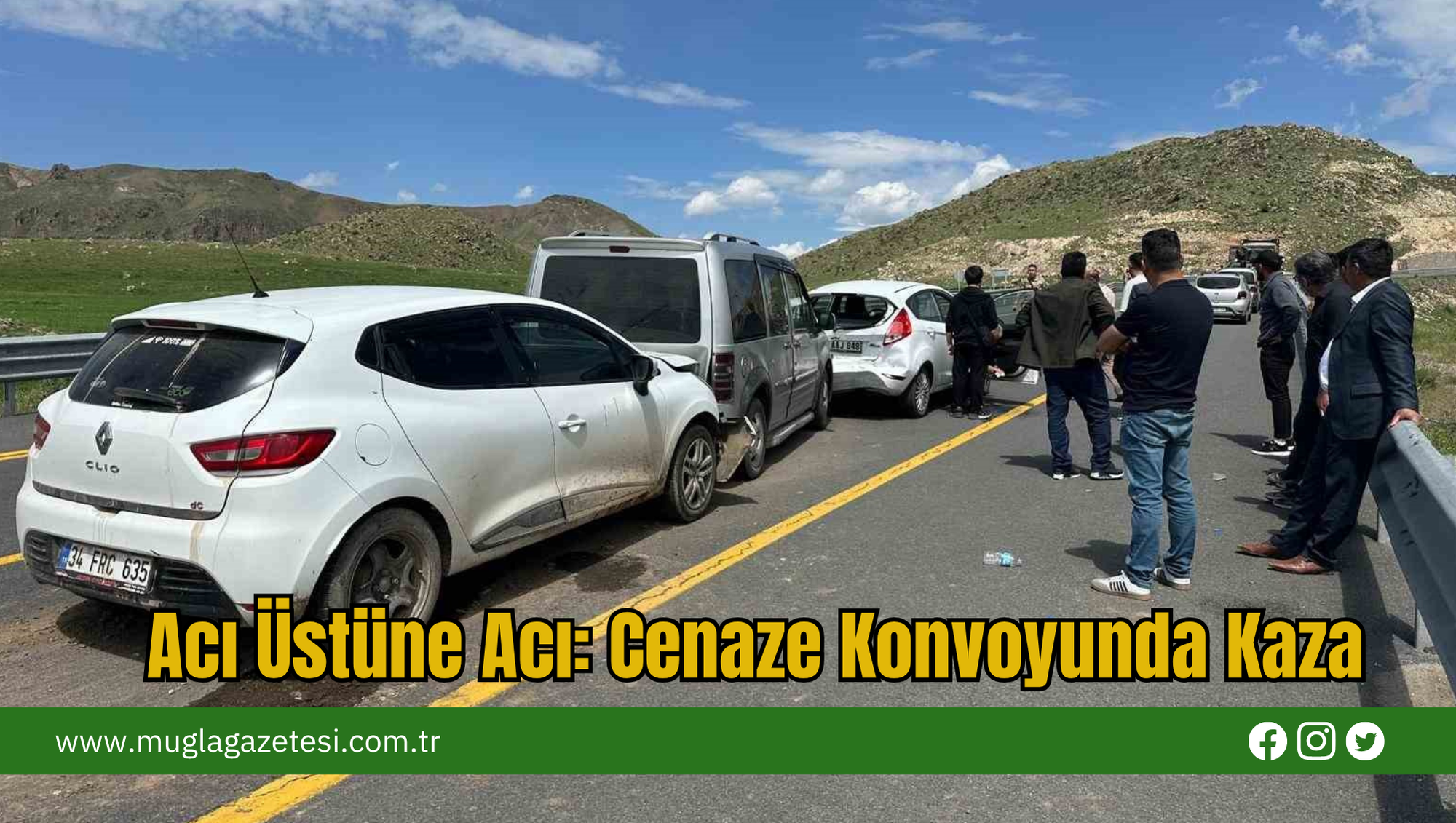 Acı Üstüne Acı: Cenaze Konvoyunda Kaza