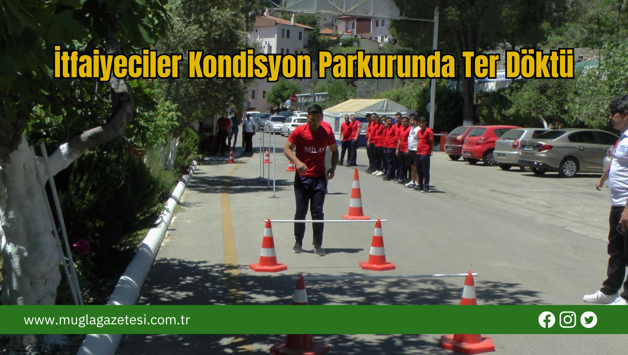 İtfaiyeciler Kondisyon Parkurunda Ter Döktü