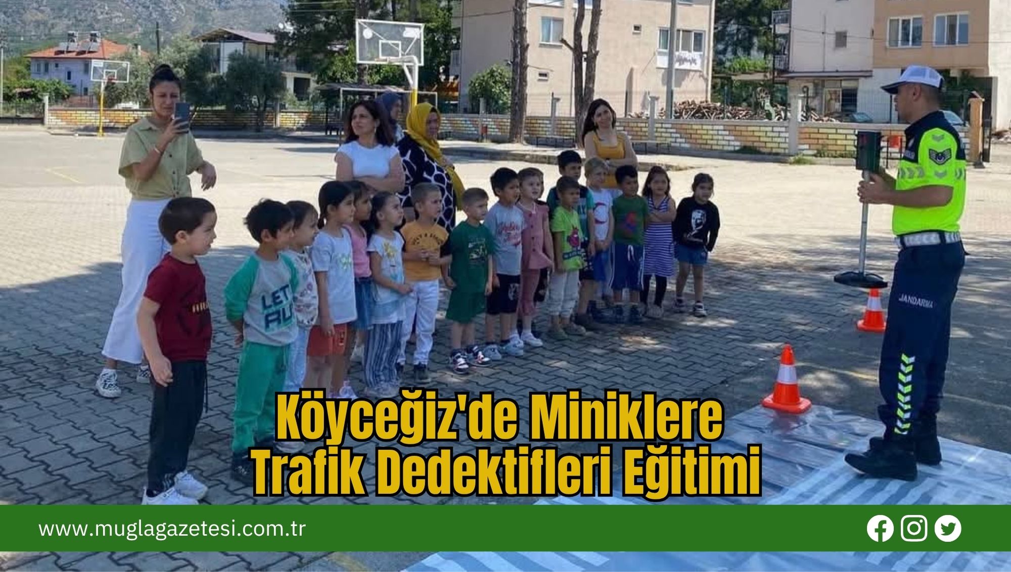 Köyceğiz'de Miniklere Trafik Dedektifleri Eğitimi