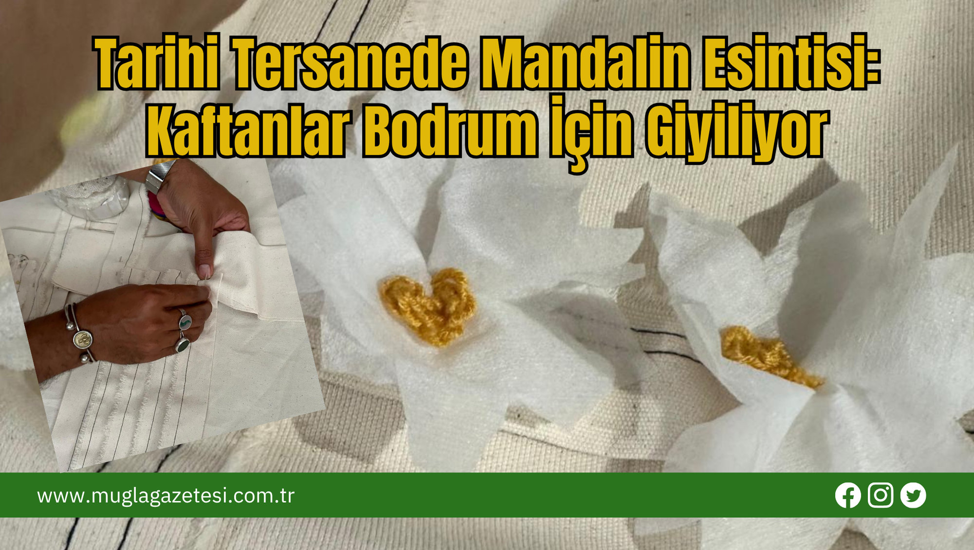 Tarihi Tersanede Mandalin Esintisi: Kaftanlar Bodrum İçin Giyiliyor