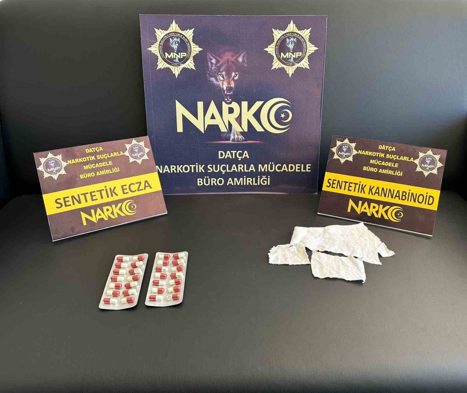 Datça’da Yasaklı Madde Ele Geçirildi