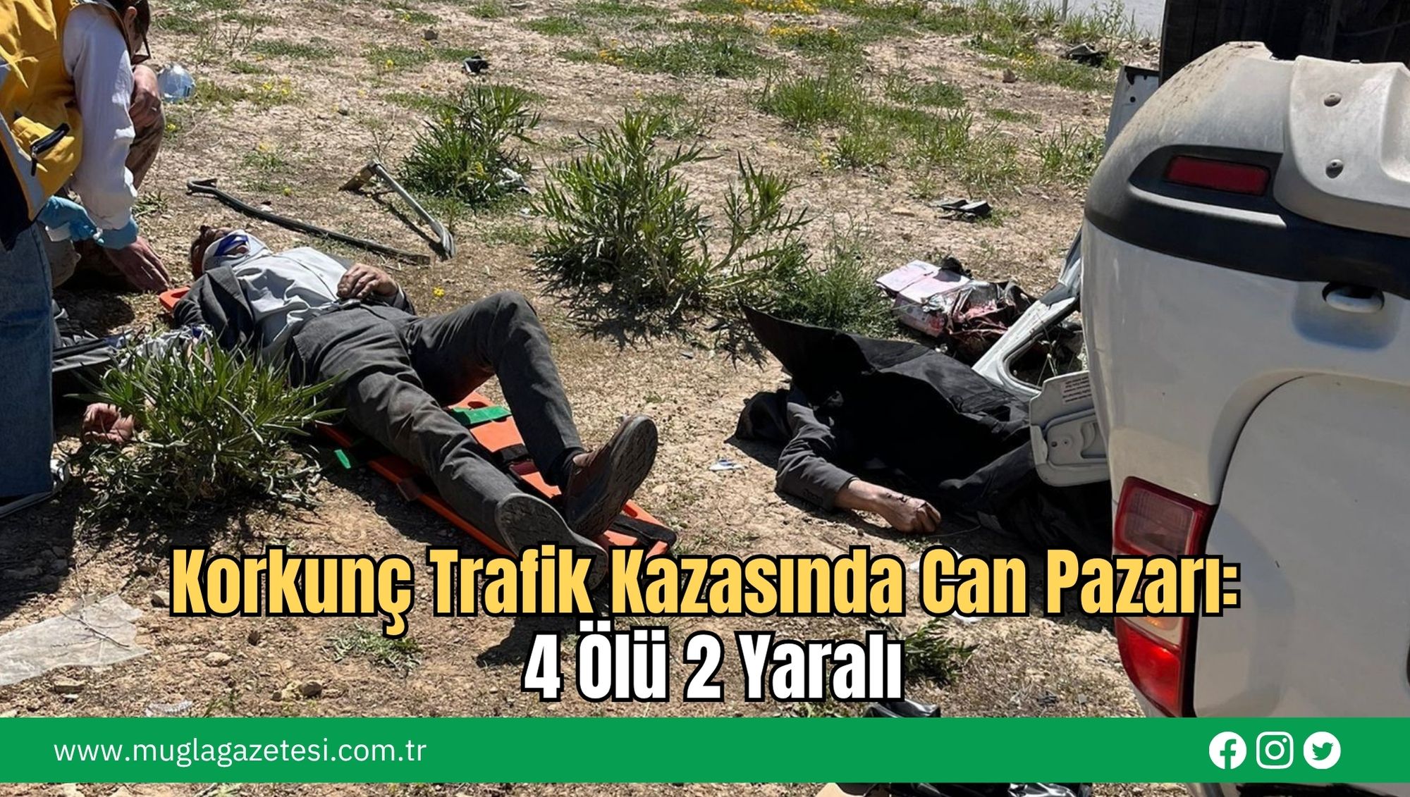 Korkunç Trafik Kazasında Can Pazarı: 4 Ölü 2 Yaralı