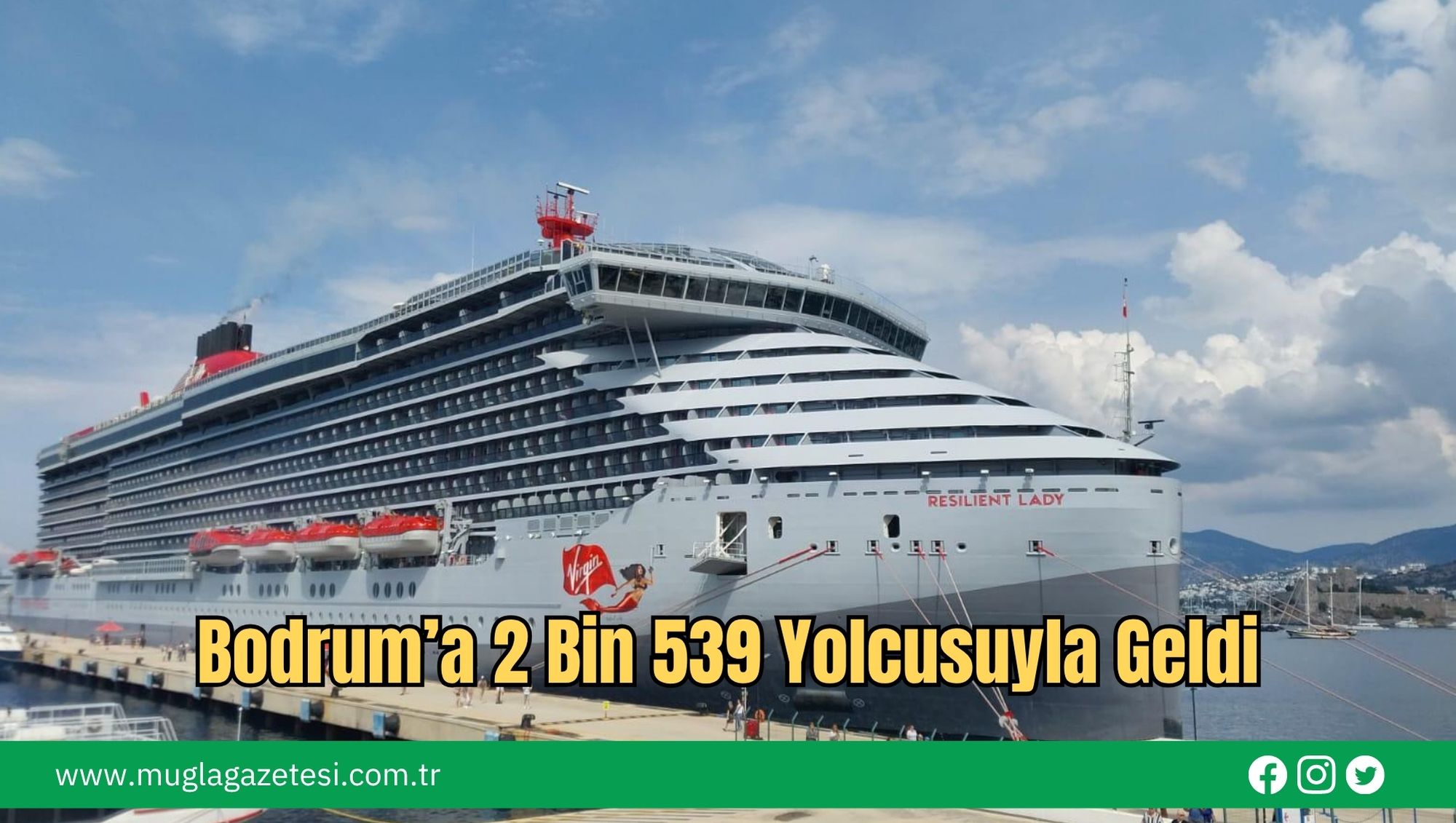 Bodrum’a 2 Bin 539 Yolcusuyla Geldi