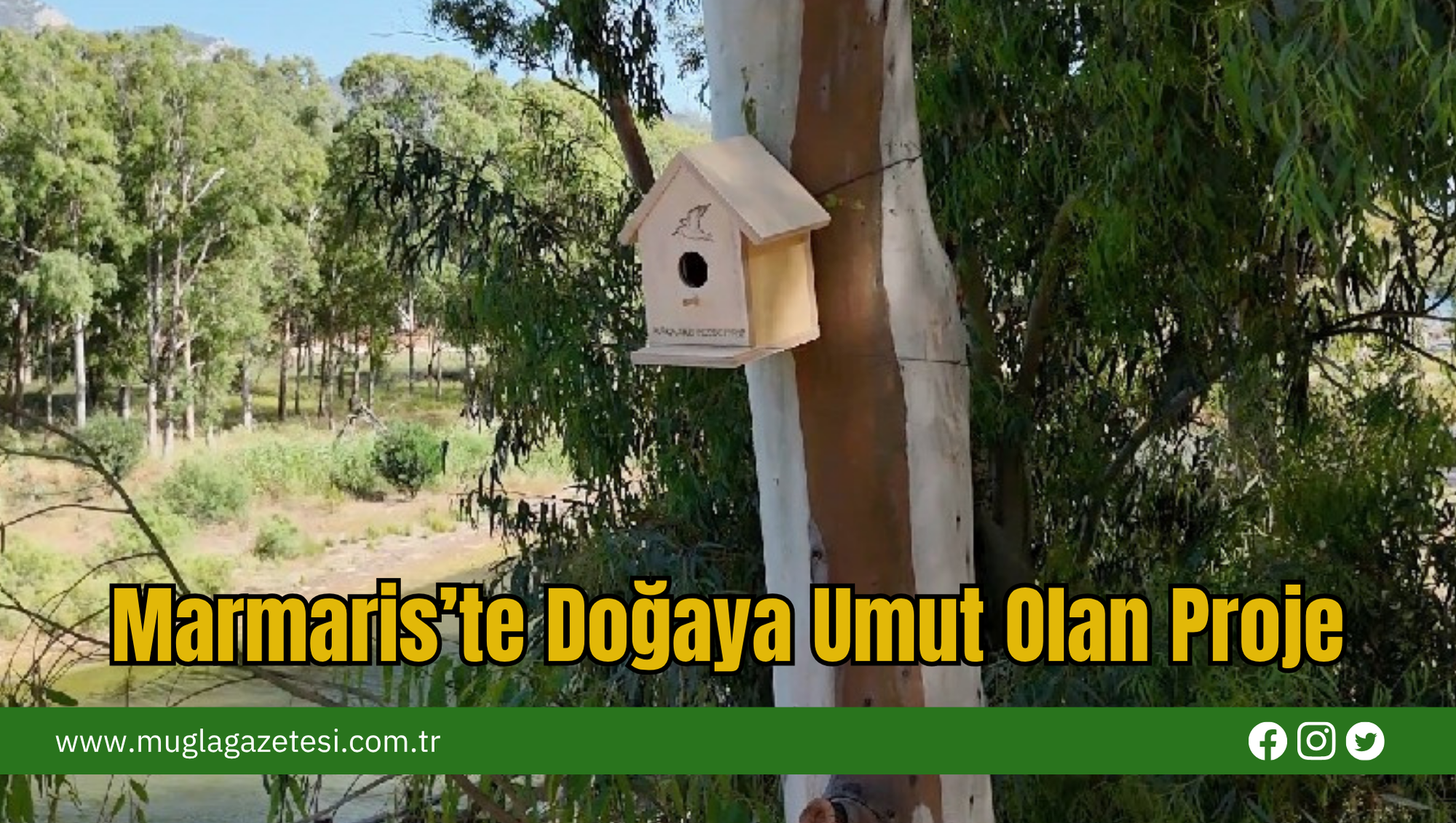 Marmaris’te Doğaya Umut Olan Proje