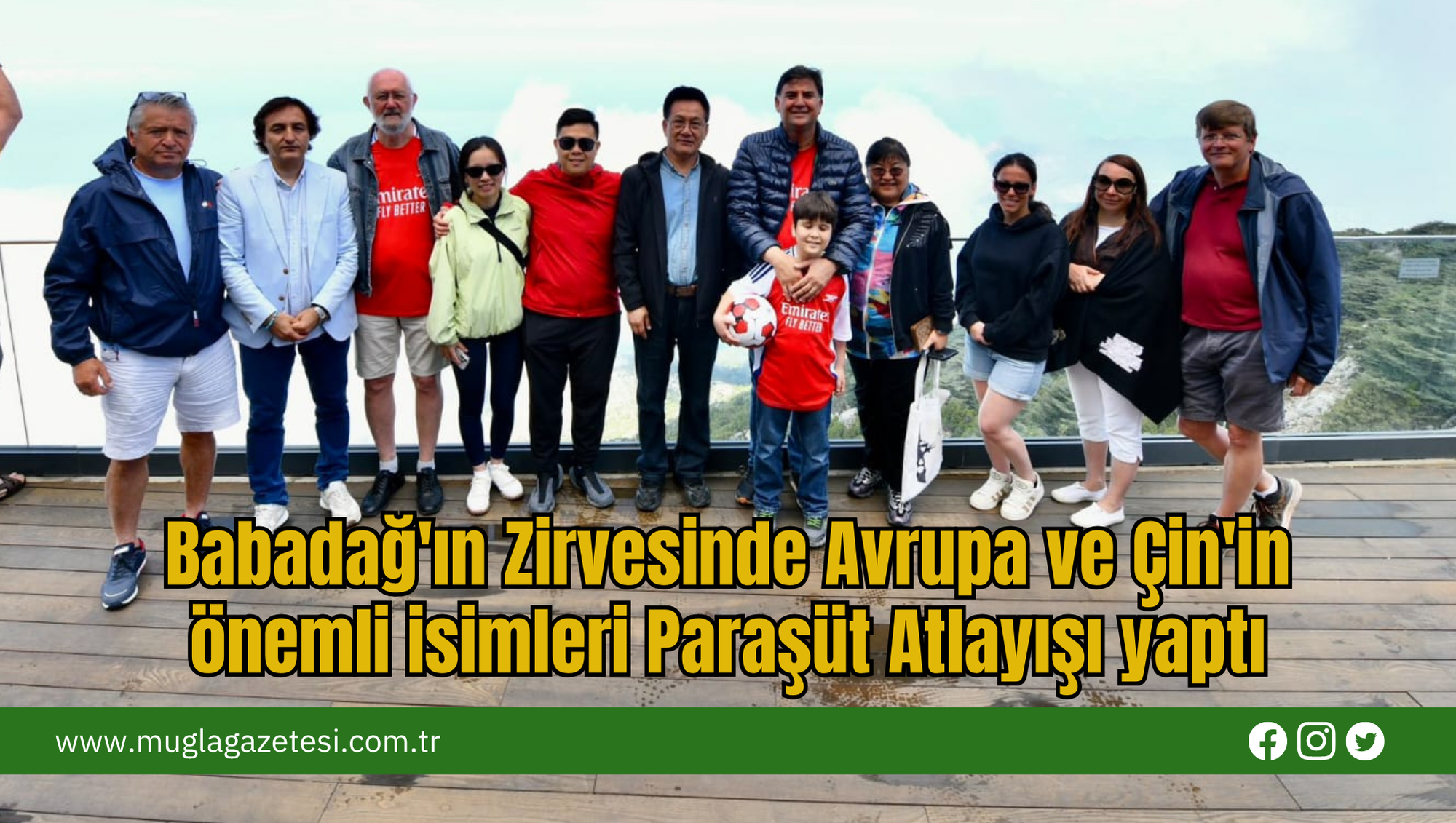 Babadağ'ın Zirvesinde Avrupa ve Çin'in Önemli İsimleri Paraşüt Atlayışı Yaptı