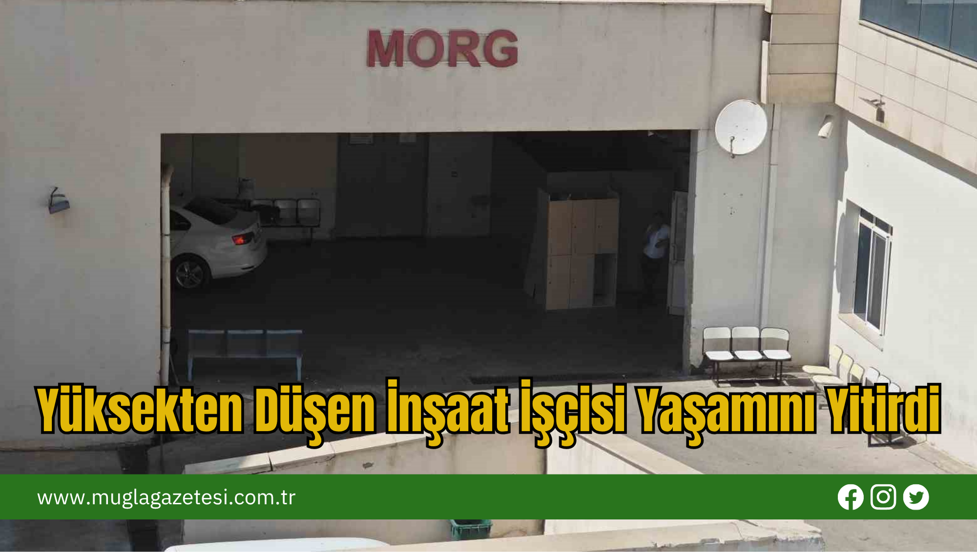 Yüksekten Düşen İnşaat İşçisi Yaşamını Yitirdi
