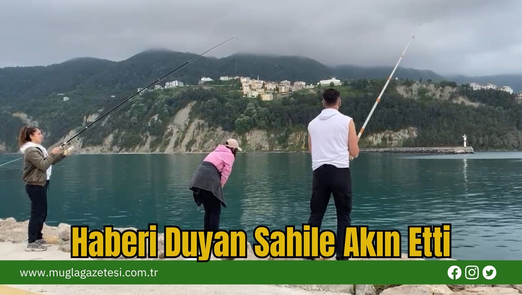 Haberi Duyan Sahile Akın Etti