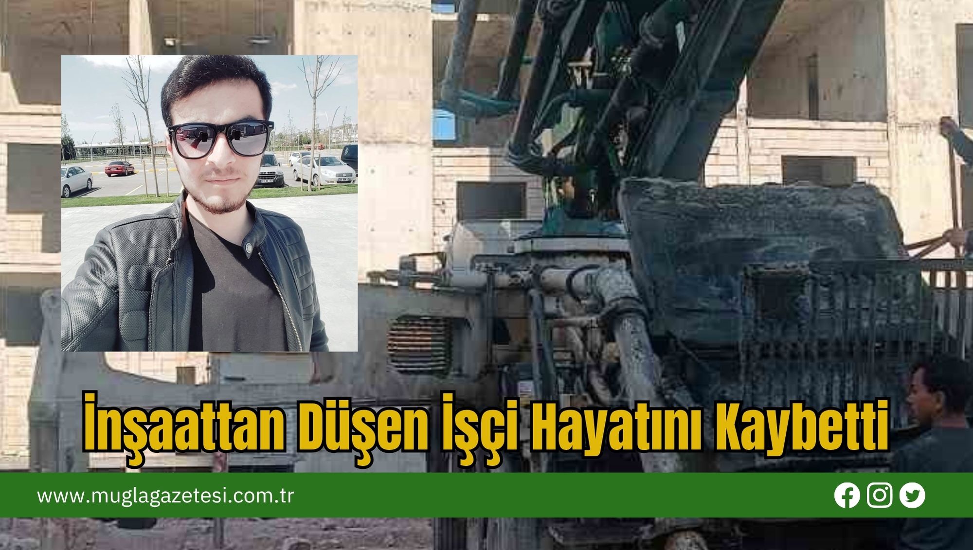 İnşaattan Düşen İşçi Hayatını Kaybetti
