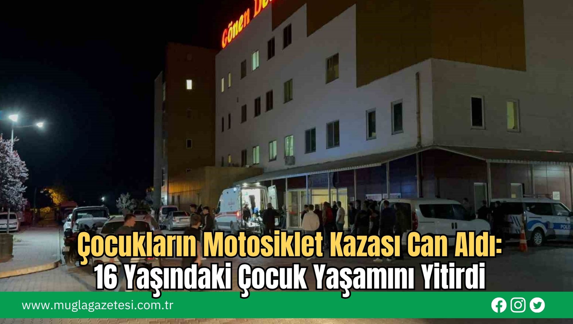 Çocukların Motosiklet Kazası Can Aldı: 16 Yaşındaki Çocuk Yaşamını Yitirdi