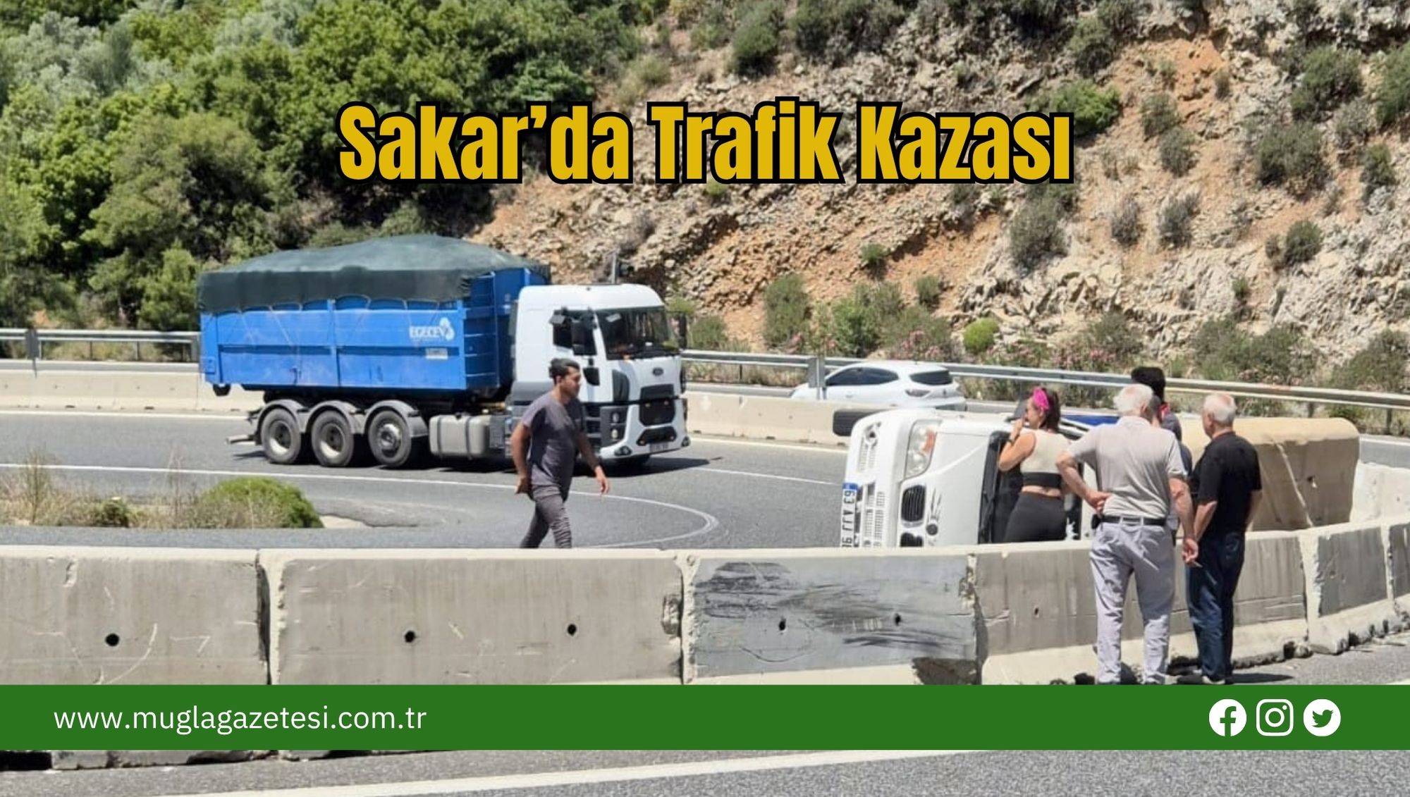 Sakar’da Trafik Kazası