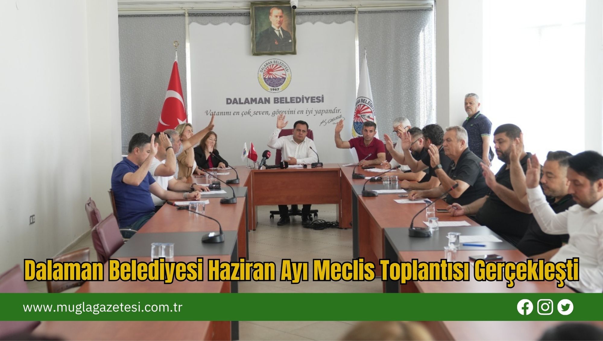 Dalaman Belediyesi Haziran Ayı Meclis Toplantısı Gerçekleşti